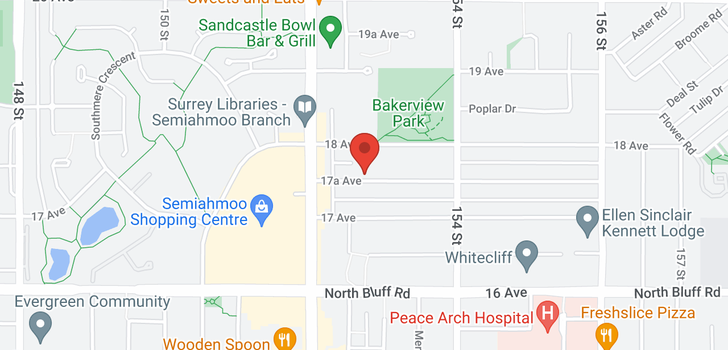 map of 404 15265 17A AVENUE
